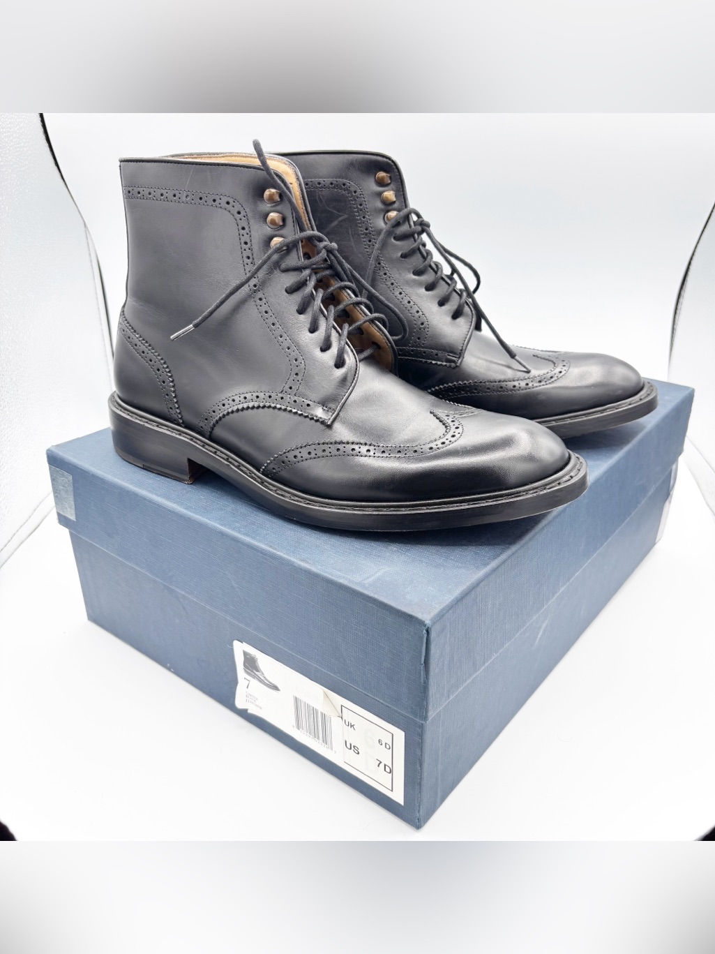 Jack Erwin Carter Wingtip Lace Up Boots — image 2 of 8
